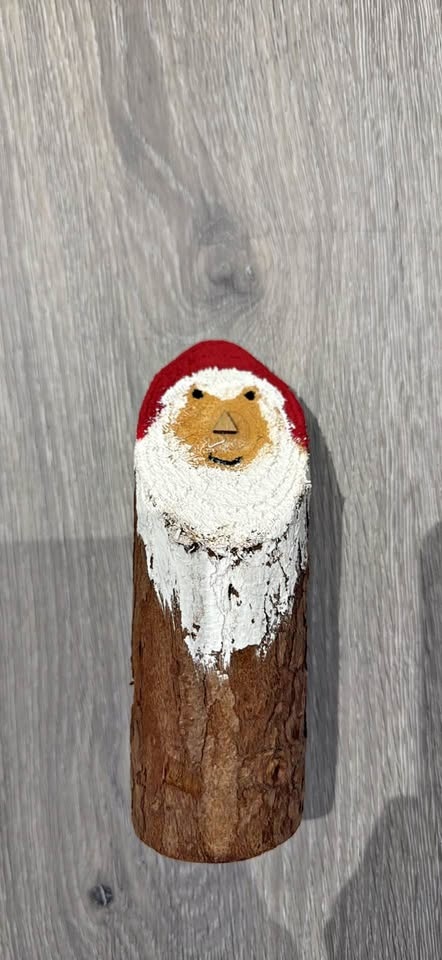 Wood Santa Carving