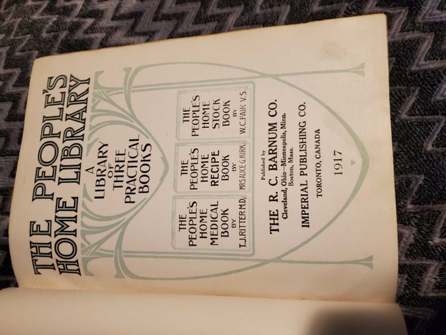 The People's Home Library 1910 edition - photo 5