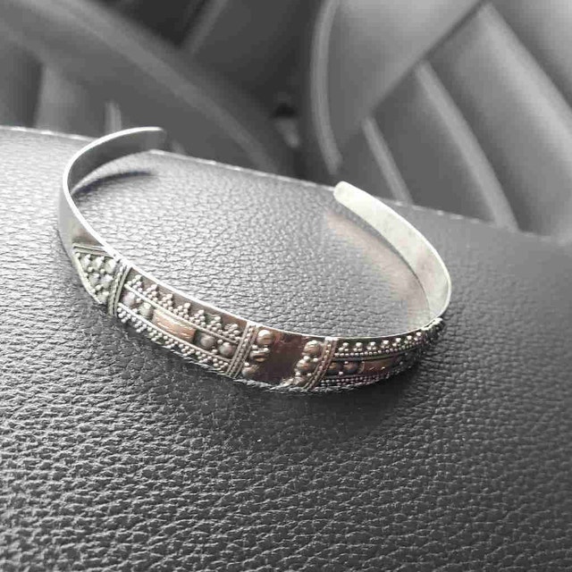 silver bracelet