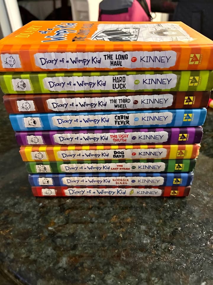 Dairy of wimpy kid books (hardcover, 9books)