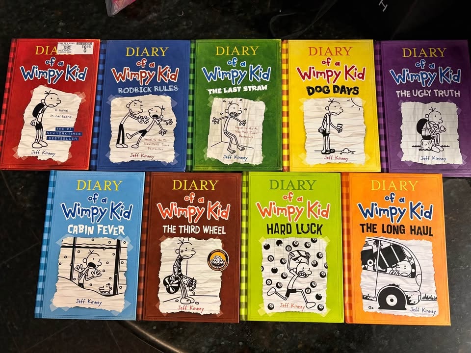 Dairy of wimpy kid books (hardcover, 9books) - photo 2