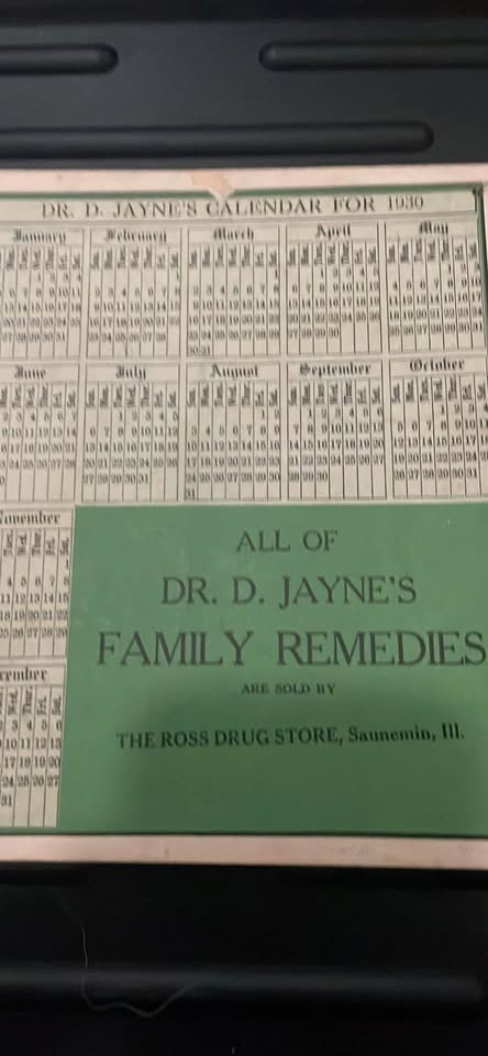 Vintage 1930 and 1931 Dr. D. Jaynes Medical Almanac - photo 2
