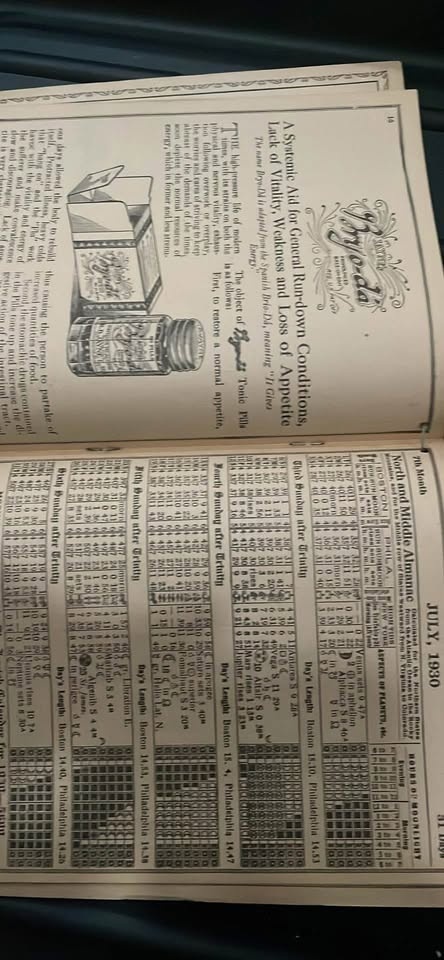 Vintage 1930 and 1931 Dr. D. Jaynes Medical Almanac - photo 3