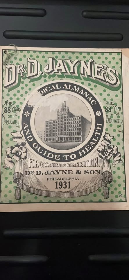 Vintage 1930 and 1931 Dr. D. Jaynes Medical Almanac - photo 5