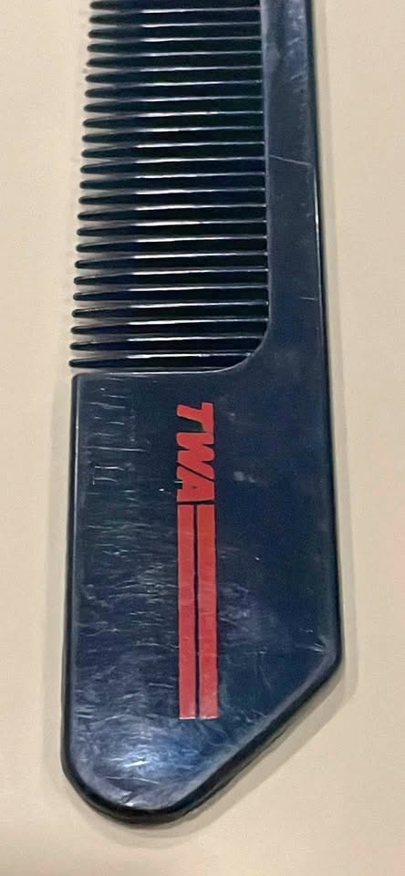 Vintage TWA Comb Advertisement