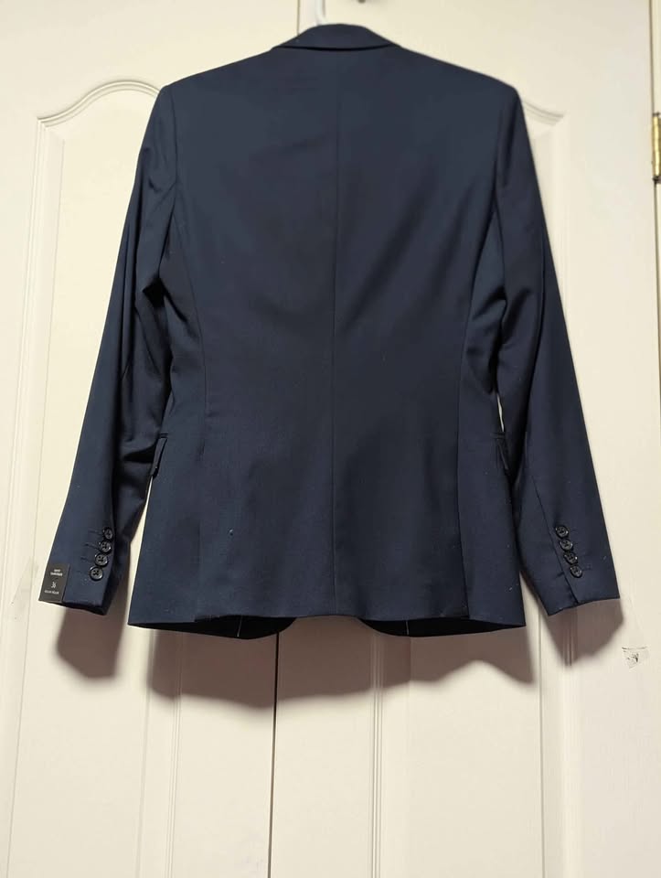 RW&CO Navy Blue Men’s Suit – Jacket 36 / Pants 30x32 - photo 2