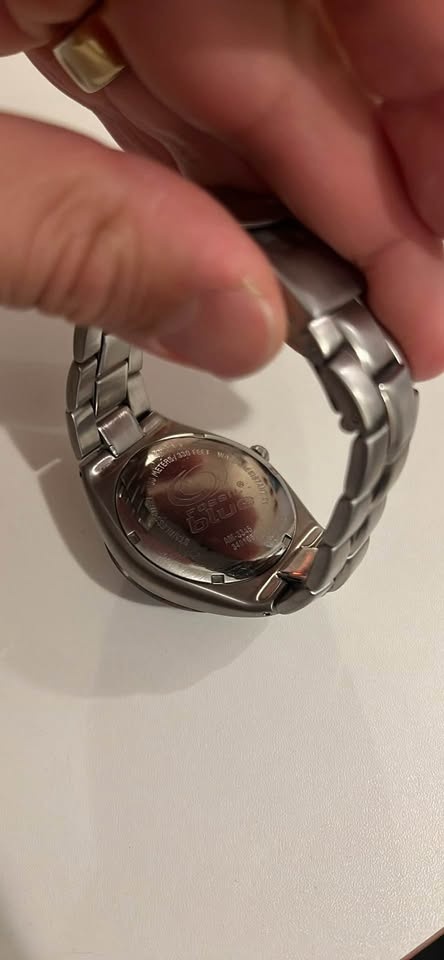 Fossil Blue Series Early 2000s Stainless Steel Watch - photo 4