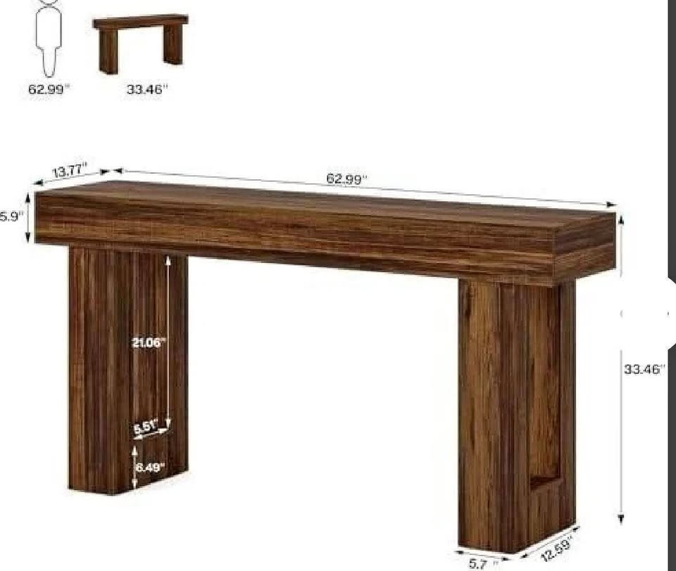 New farmhouse console table(firm price)