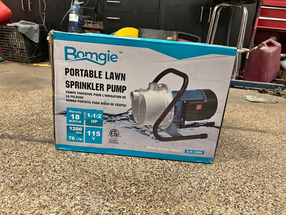 Bomgie sprinkler pump