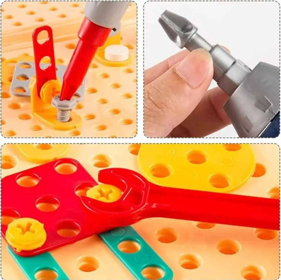 Puzzle Toy with Electric Drill Screw Tool Set image indicator(3)