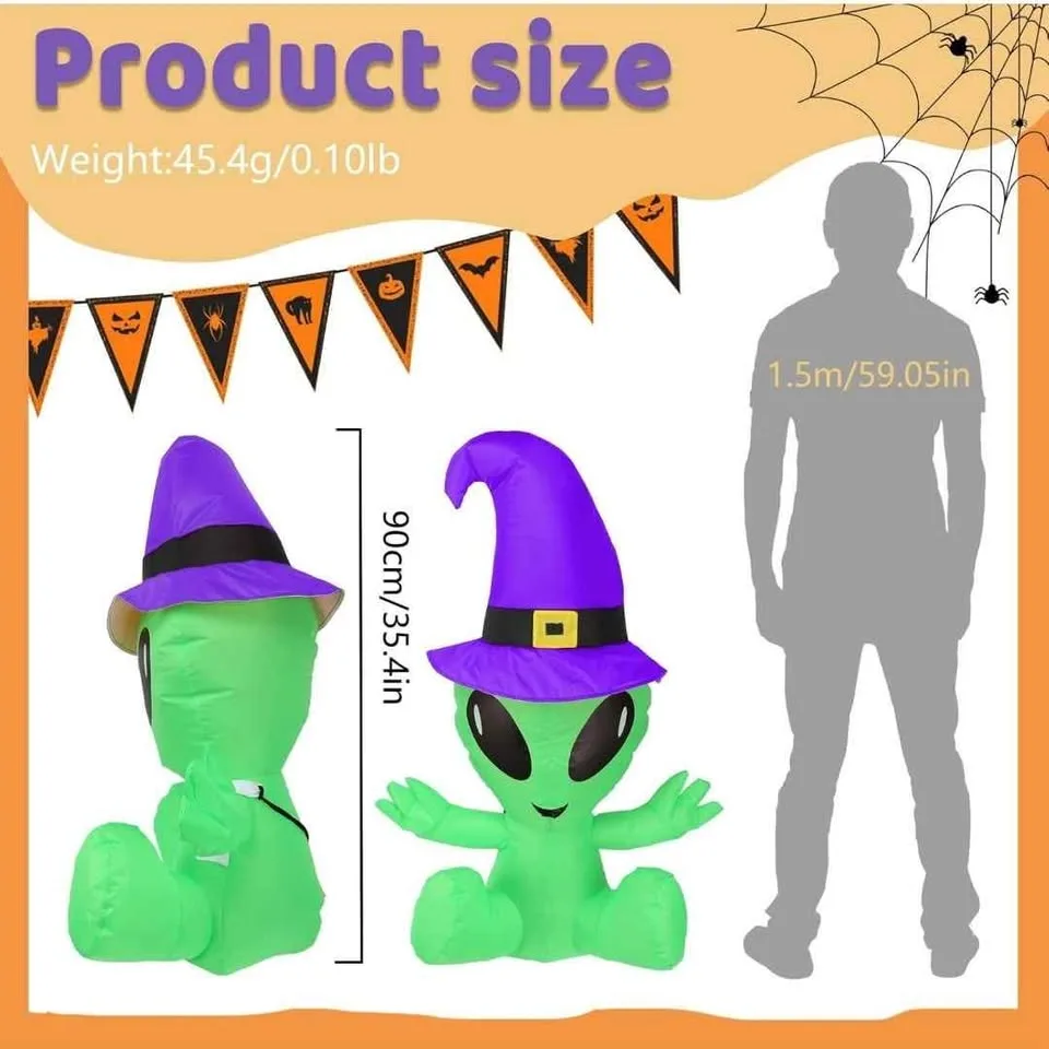 Inflatable Alien Decorations LED Lighted image indicator(2)