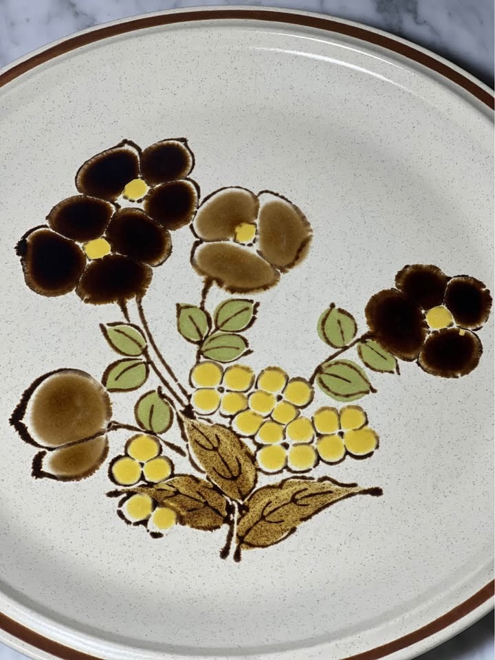 Vintage Hearthside Stoneware Chop Plate Platter - photo 4