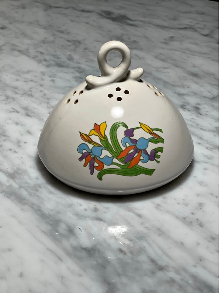 Vintage Tabu Dana Perfumes ceramic dusting powder jar