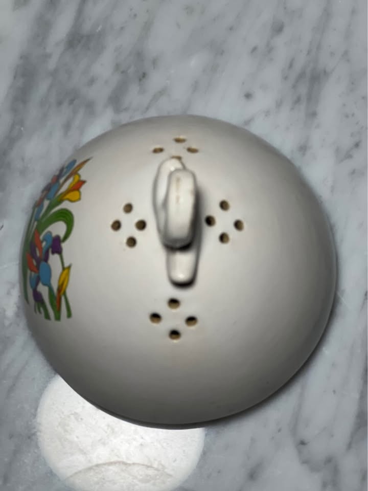 Vintage Tabu Dana Perfumes ceramic dusting powder jar - photo 4