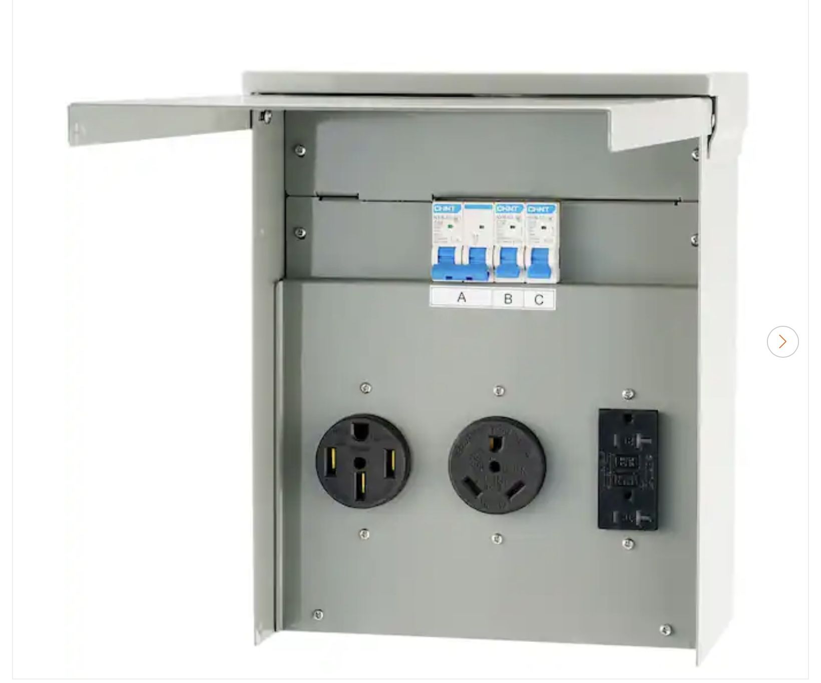 RV Power Outlet Box 20/30/50Amp - New