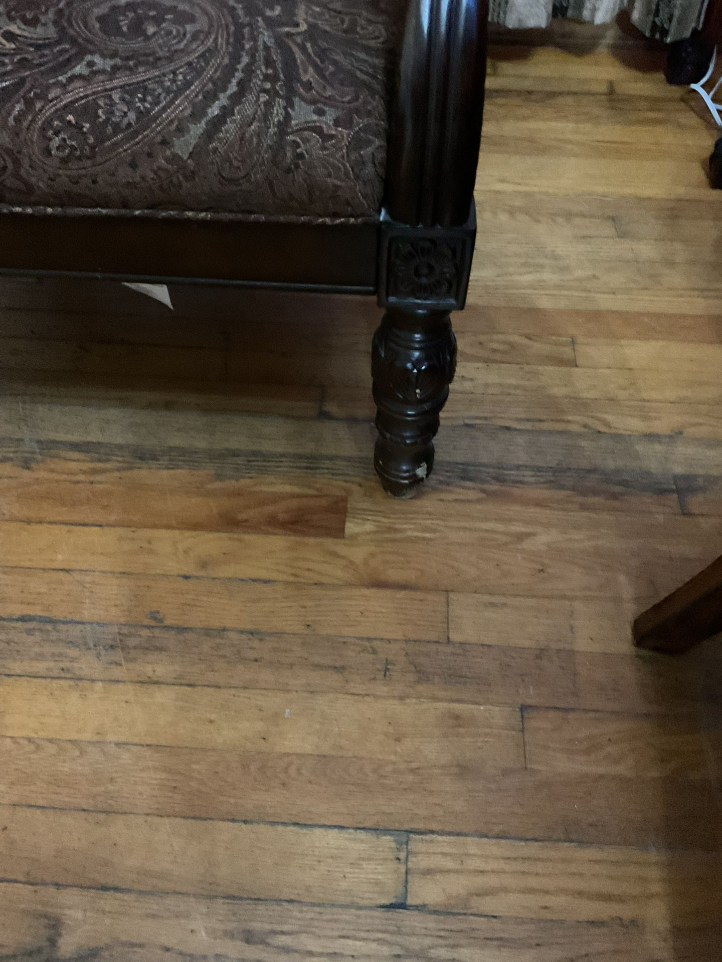 Brown Wooden Accent Chair - photo 2