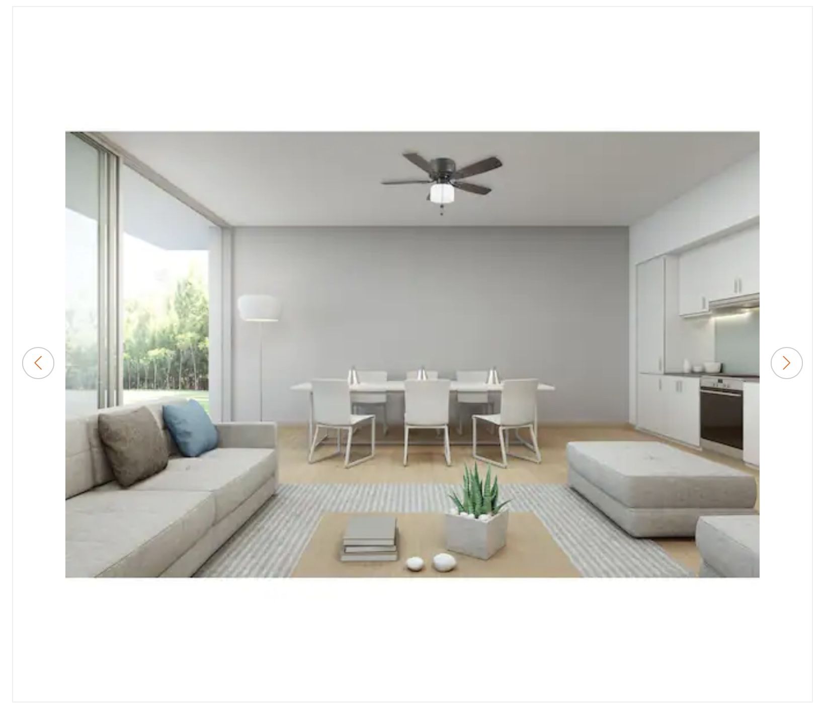 Hampton Bay Bellina 42 in. Oil-Rubbed Bronze Ceiling Fan - New - photo 2