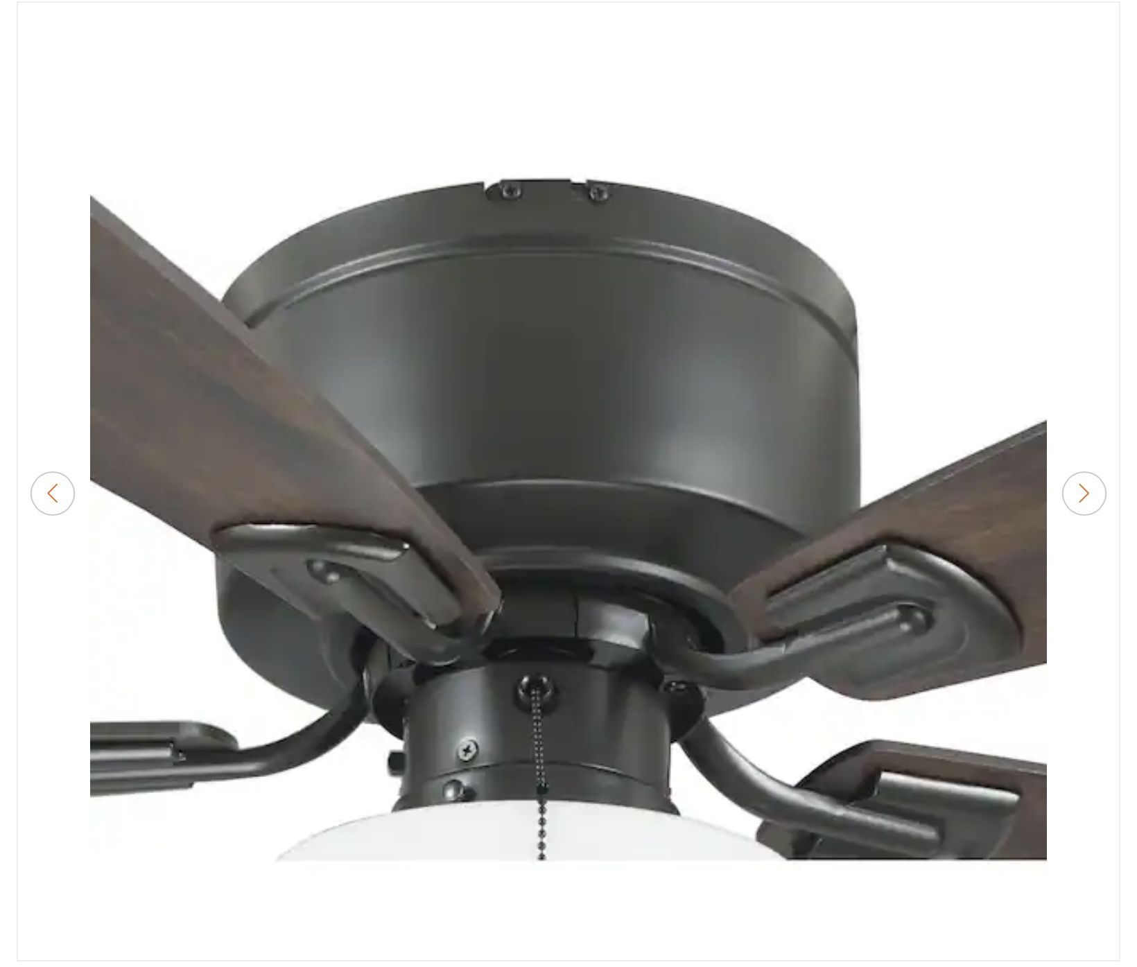 Hampton Bay Bellina 42 in. Oil-Rubbed Bronze Ceiling Fan - New - photo 3