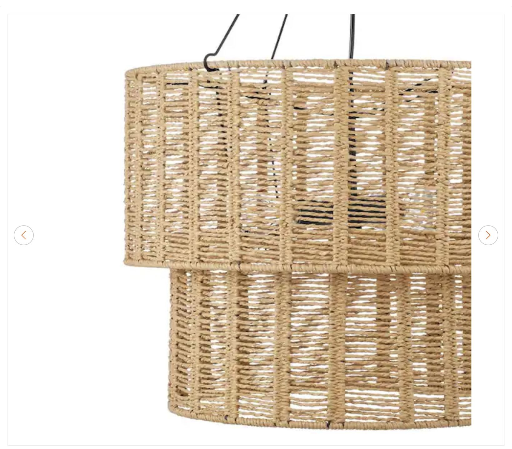 Hampton Bay Pendant Light - New - photo 3