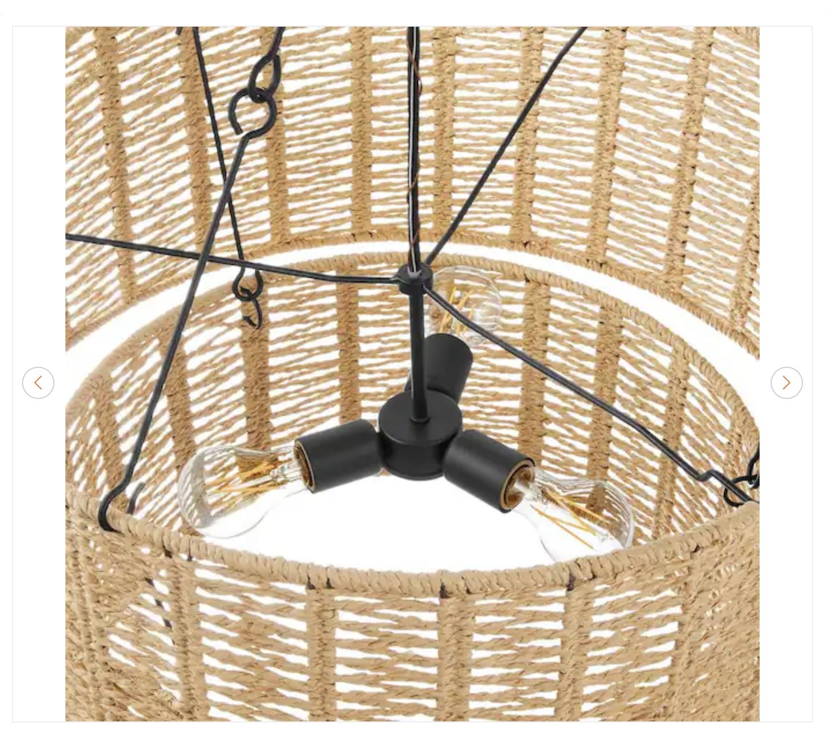 Hampton Bay Pendant Light - New - photo 4