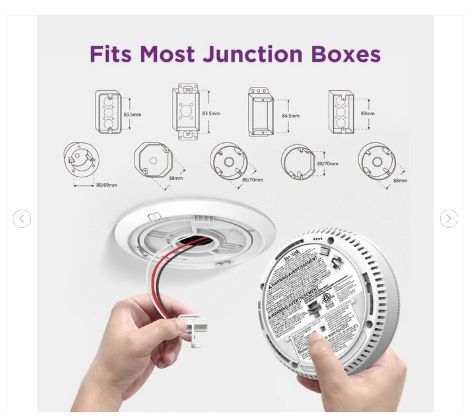 Smoke & Carbon Monoxide Detector 4-Pack - New - photo 3