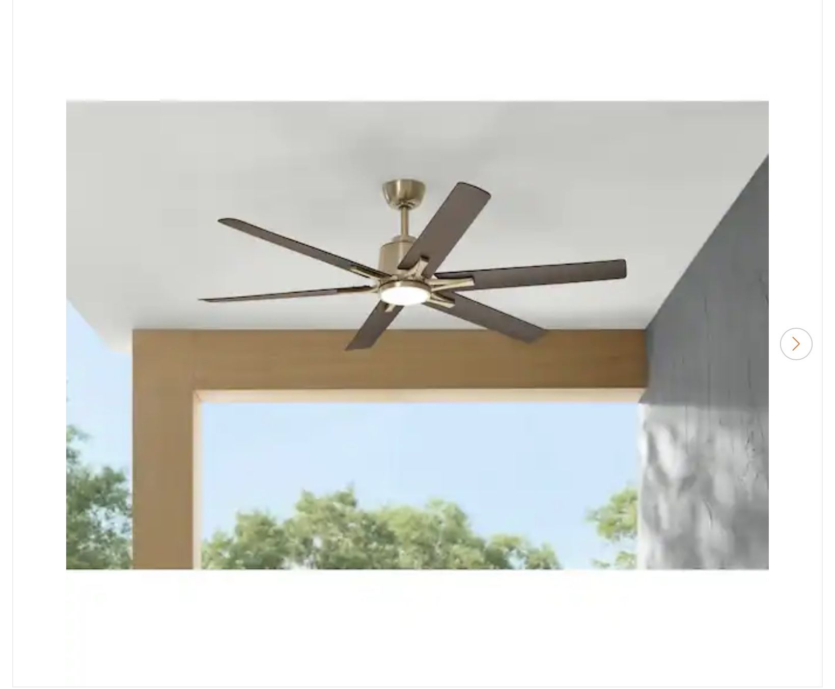 Home Decorators Collection Kensgrove II 60 in. Smart Gold Fan
