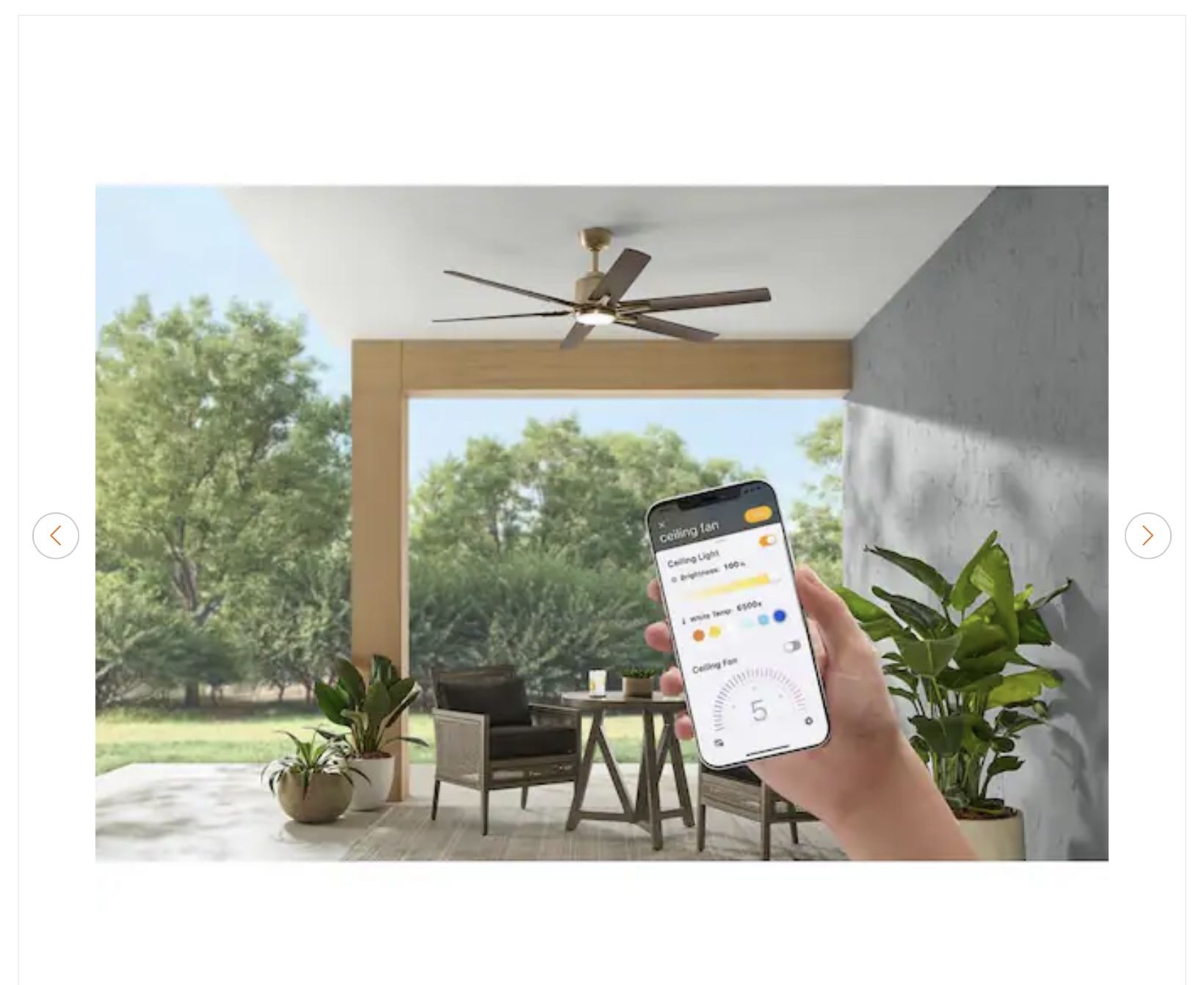 Home Decorators Collection Kensgrove II 60 in. Smart Gold Fan - photo 2