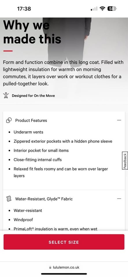 Lululemon Parkway Insulated Coat - photo 4