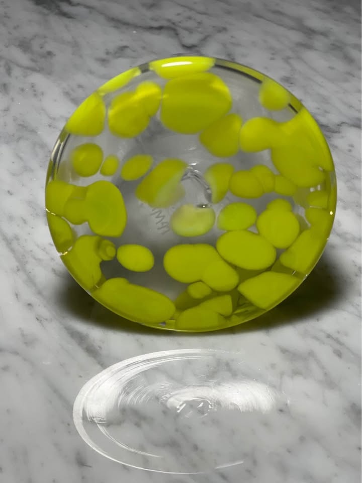Hand-blown art glass vase - photo 5