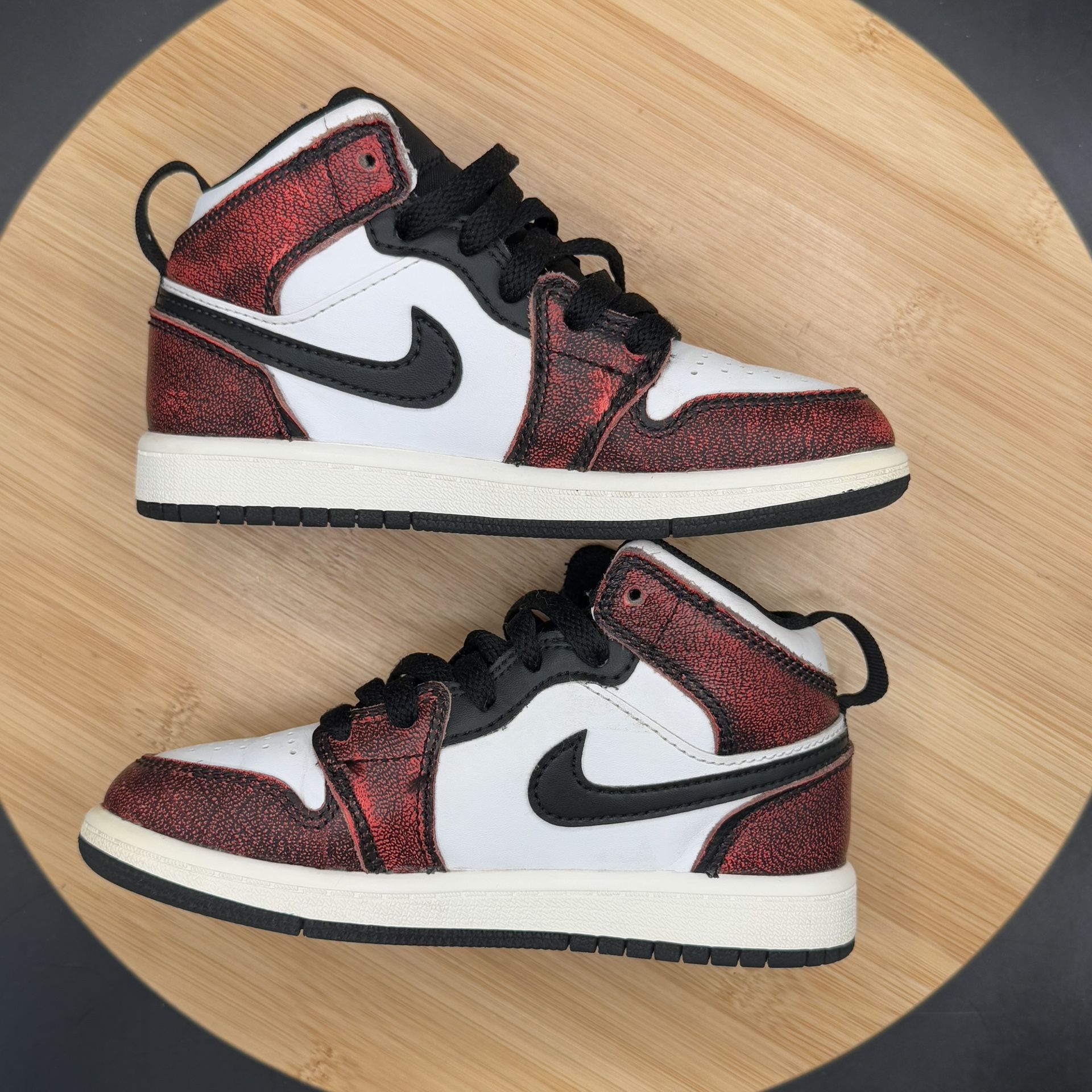Nike Air Jordan 1 Mid (PS) Away Chicago Black Infrared Sz 11C - photo 4