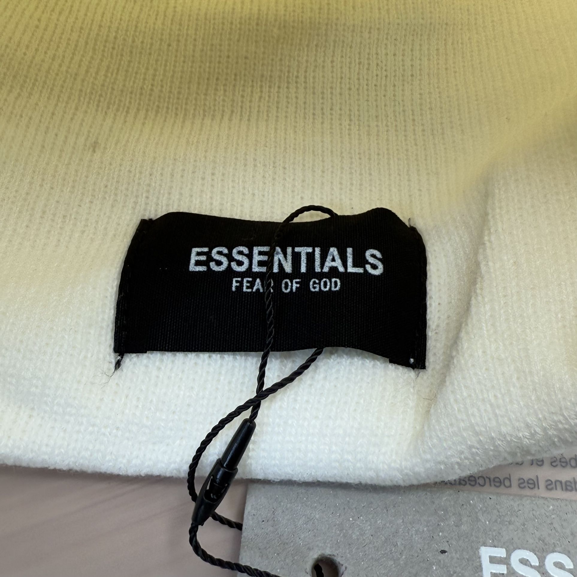 Fear of God FOG Essentials Beanie White/Cream Sz OS - photo 5