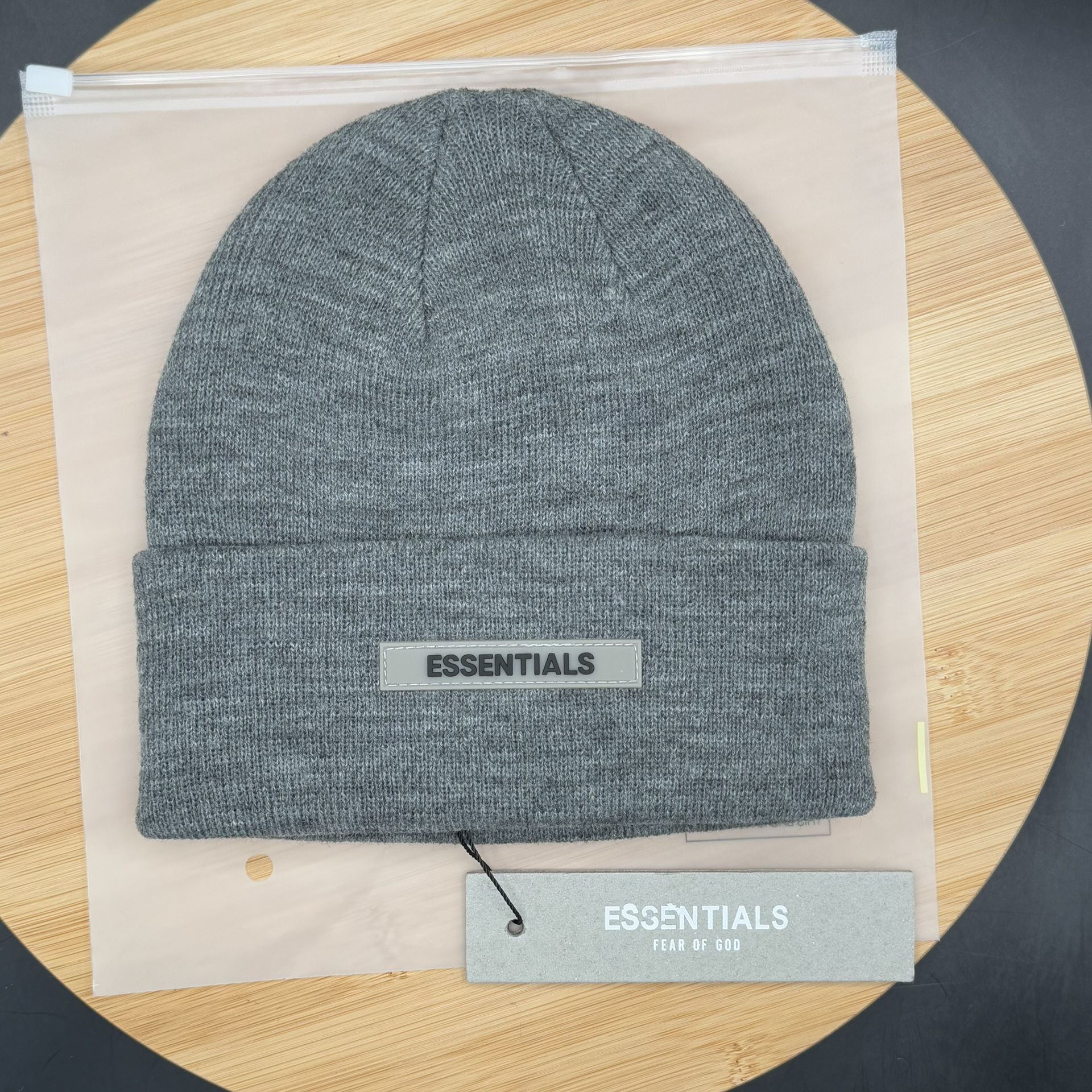 Fear of God Essentials Cuff Beanie Grey OS - photo 3