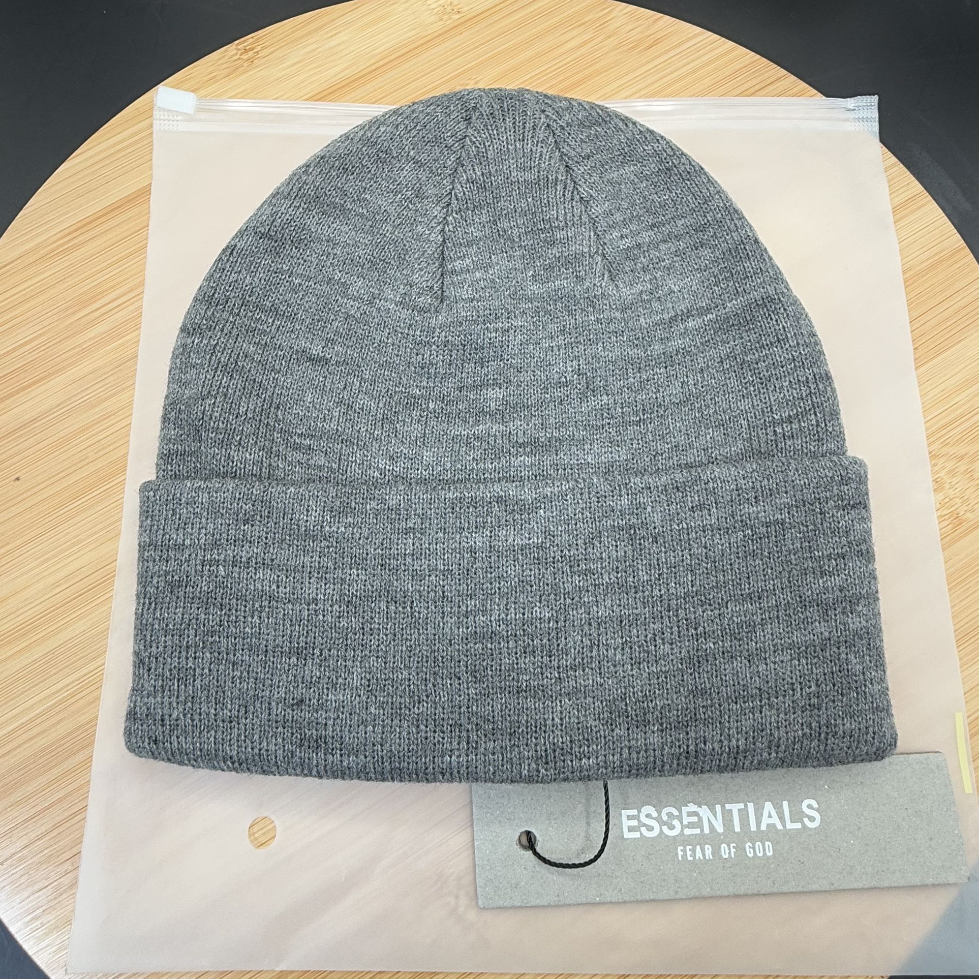 Fear of God Essentials Cuff Beanie Grey OS - photo 4