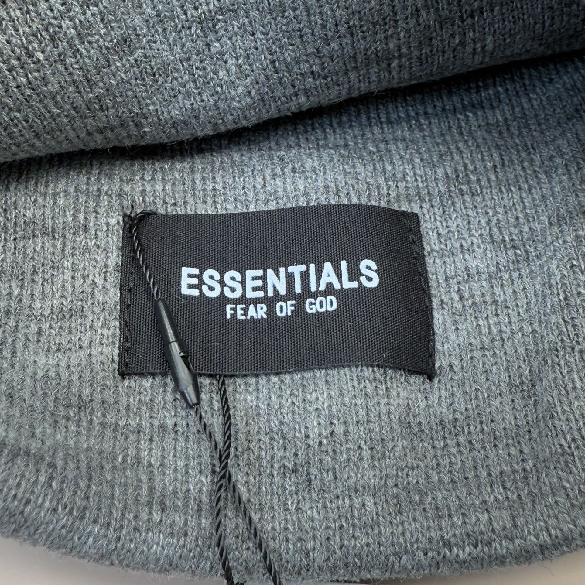 Fear of God Essentials Cuff Beanie Grey OS - photo 5