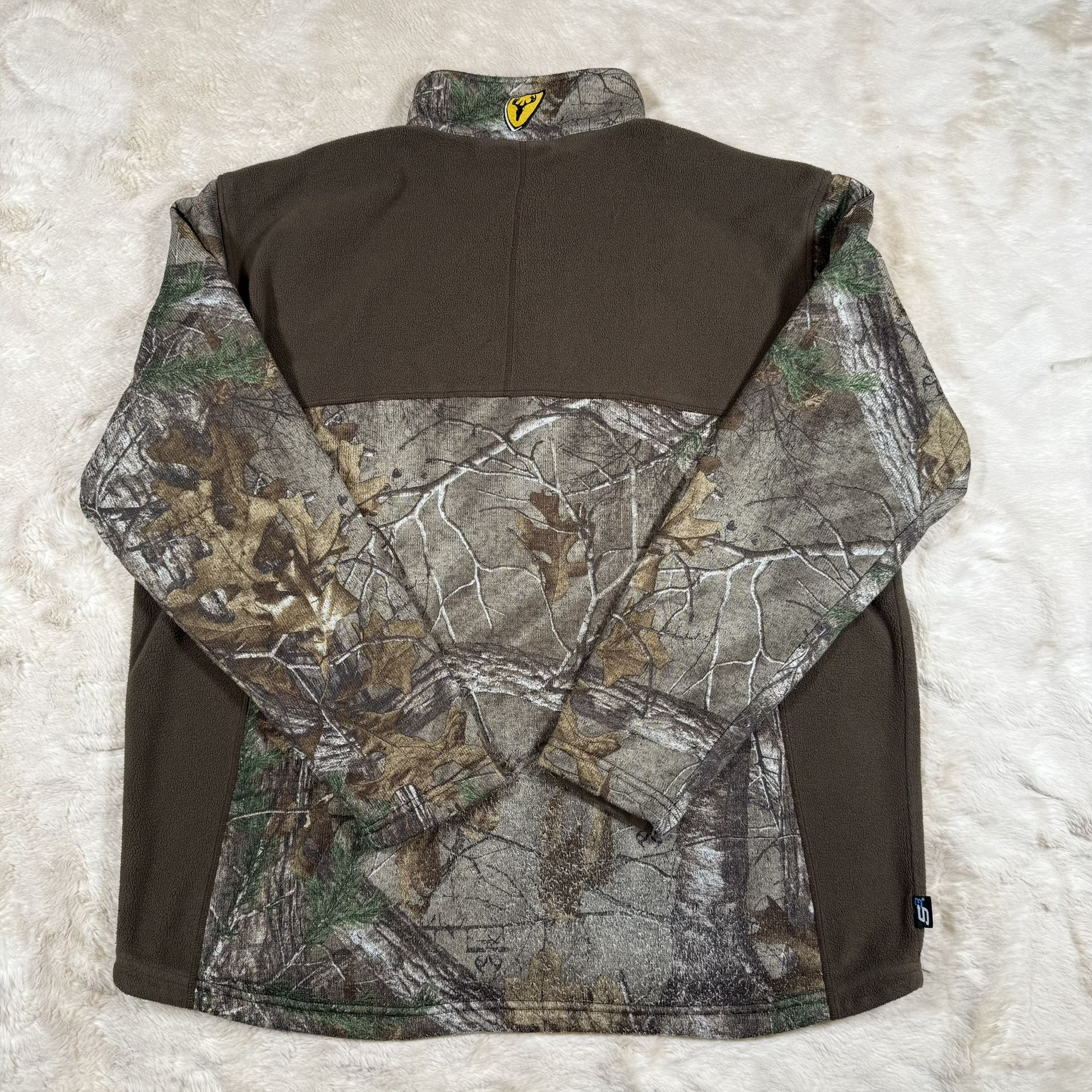 Scent Blocker 1/4 Zip Mens Realtree Camo Pullover Sweater Sz 2XL - photo 2