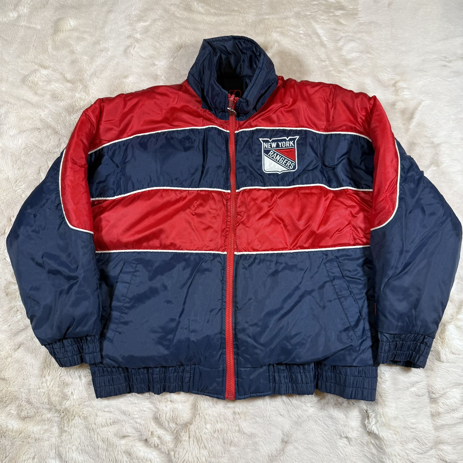 Vintage Pro Player NY Rangers Reversible Jacket M