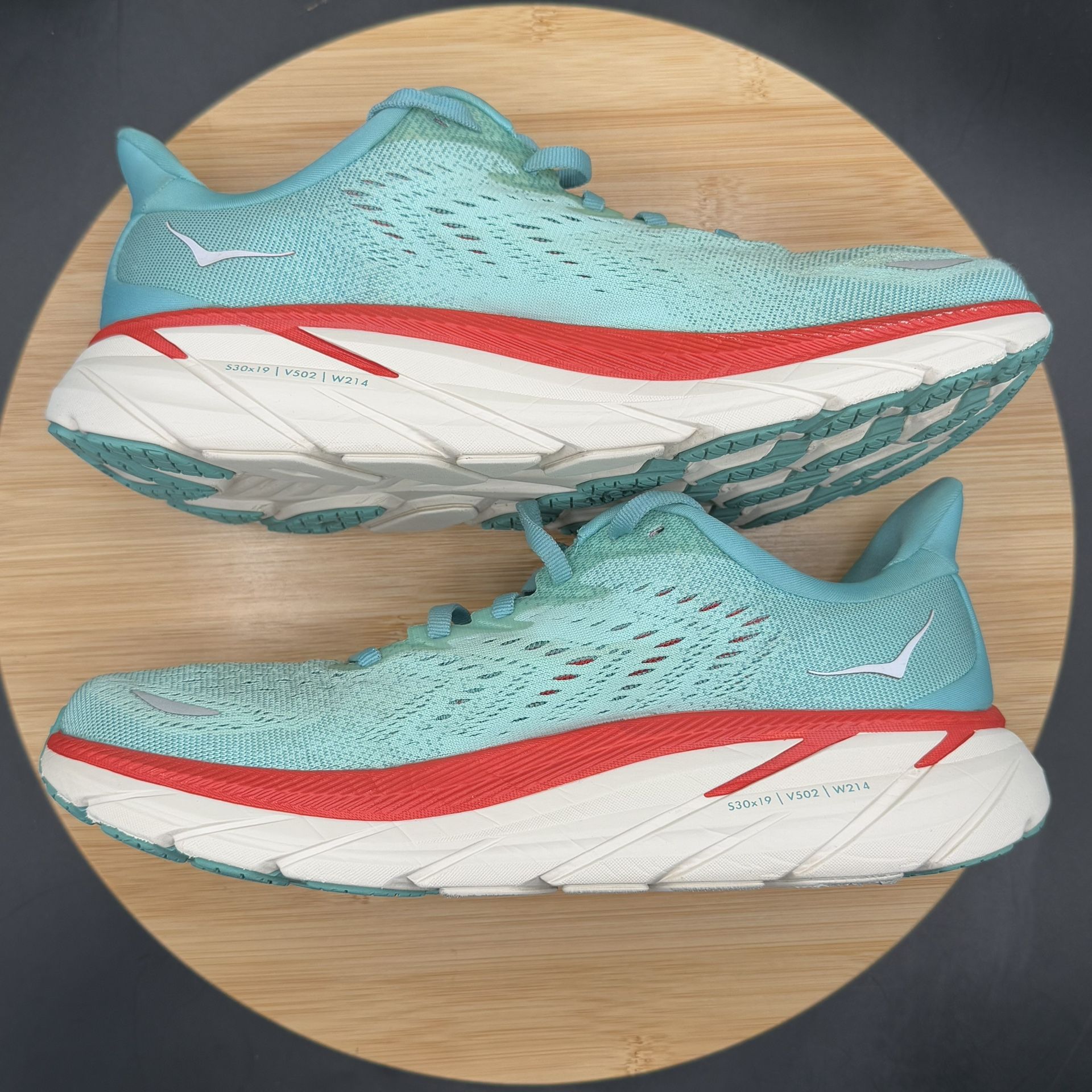 Hoka One One Women’s Clifton 8 “Aquarelle/Eggshell Blue” Sz 7.5B - photo 5