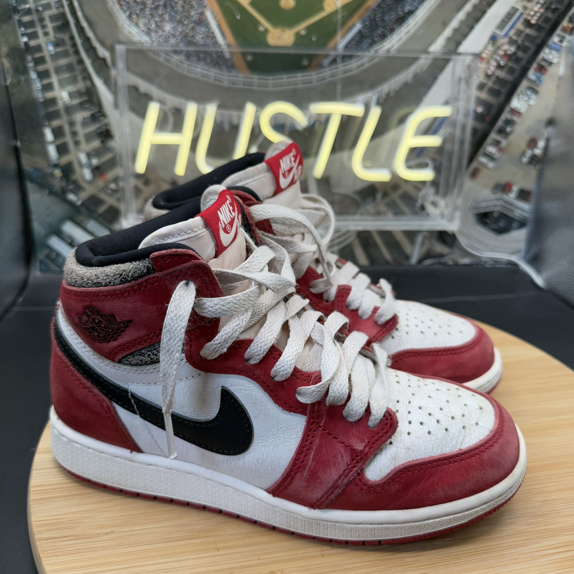 Nike Air Jordan 1 Retro High OG (GS) Lost and Found Chicago Sz 3 - photo 2