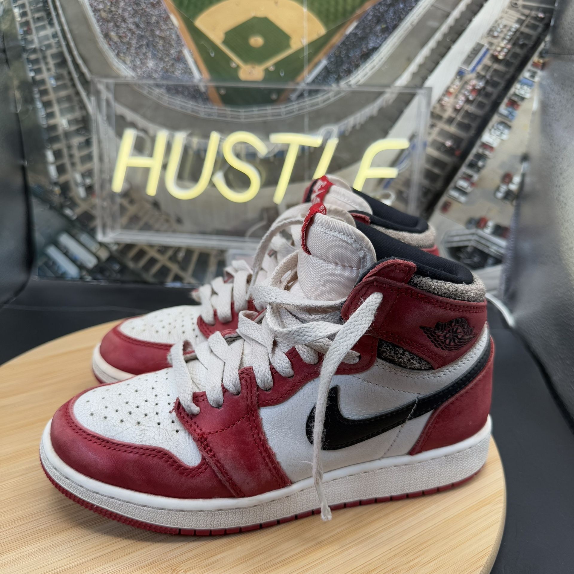Nike Air Jordan 1 Retro High OG (GS) Lost and Found Chicago Sz 3 - photo 3
