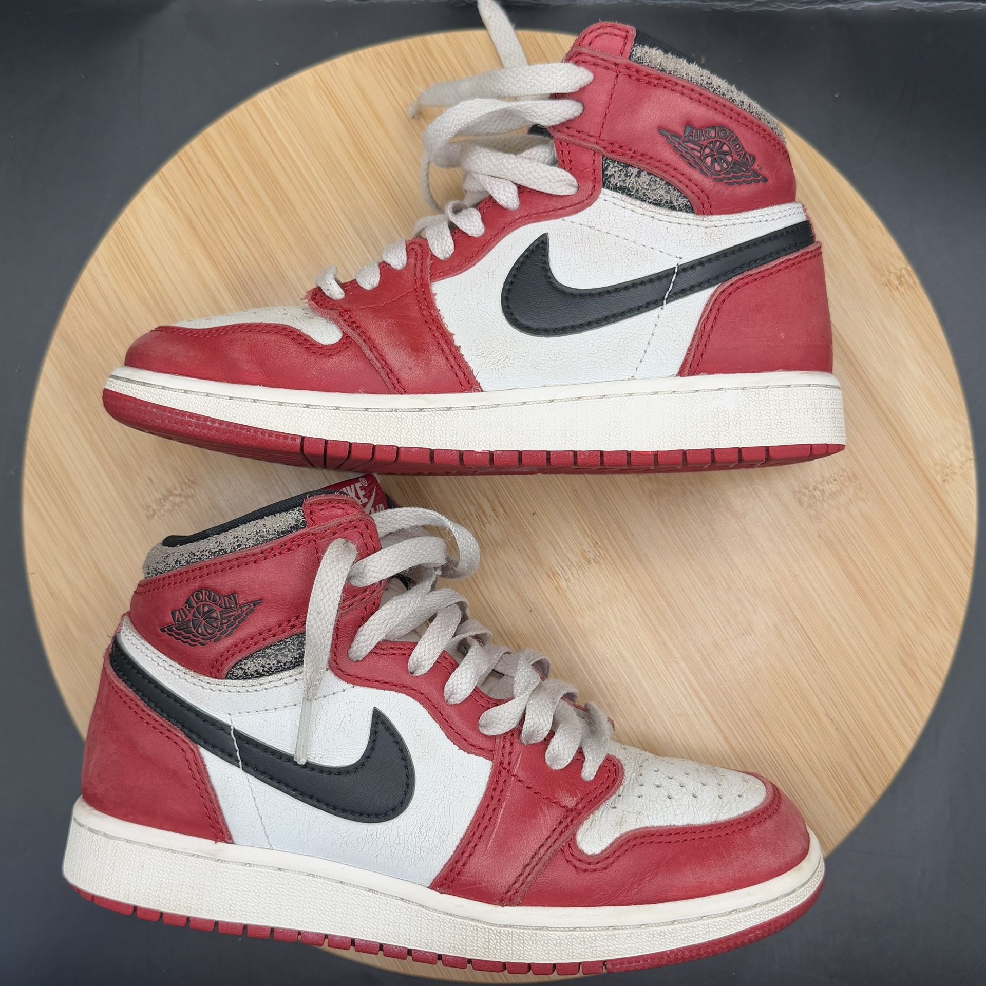 Nike Air Jordan 1 Retro High OG (GS) Lost and Found Chicago Sz 3 - photo 4