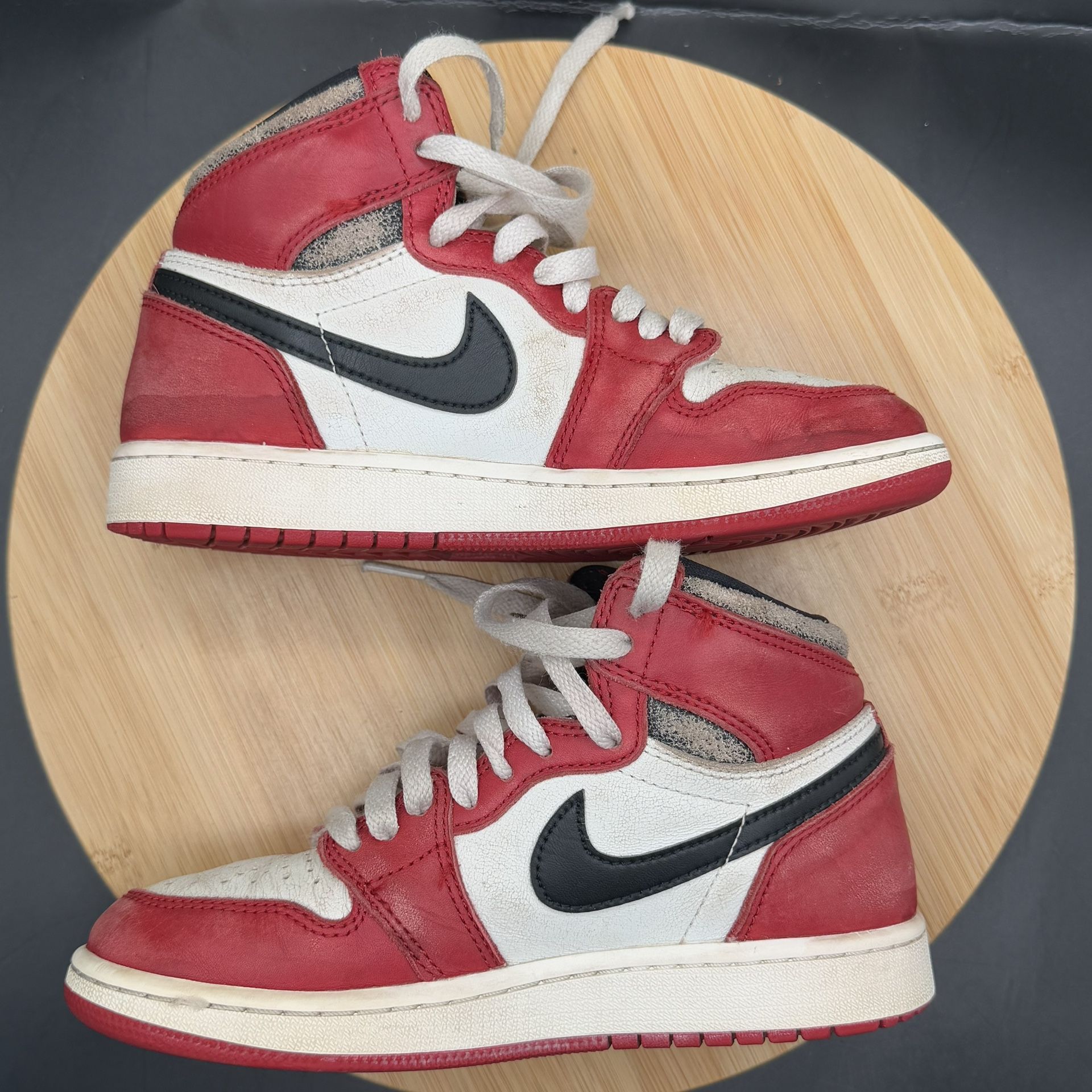 Nike Air Jordan 1 Retro High OG (GS) Lost and Found Chicago Sz 3 - photo 5