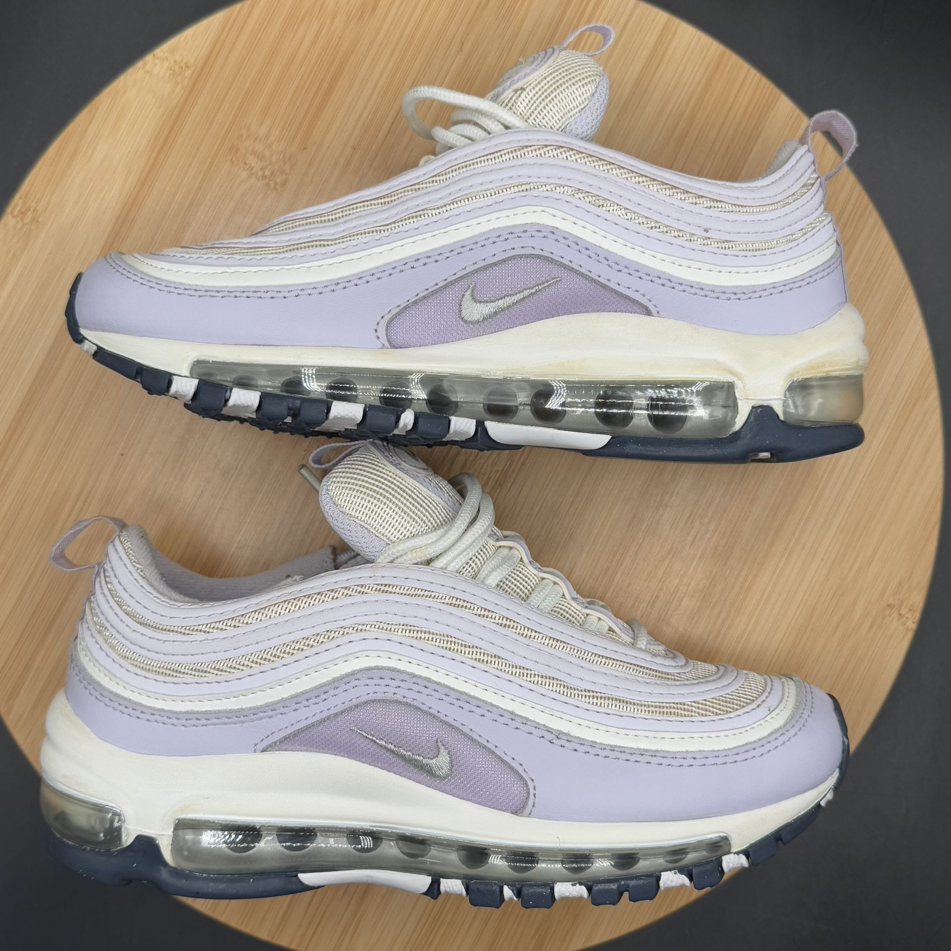 Nike Air Max ‘97 (GS) Sneakers Girls 3.5Y White Violet - photo 4