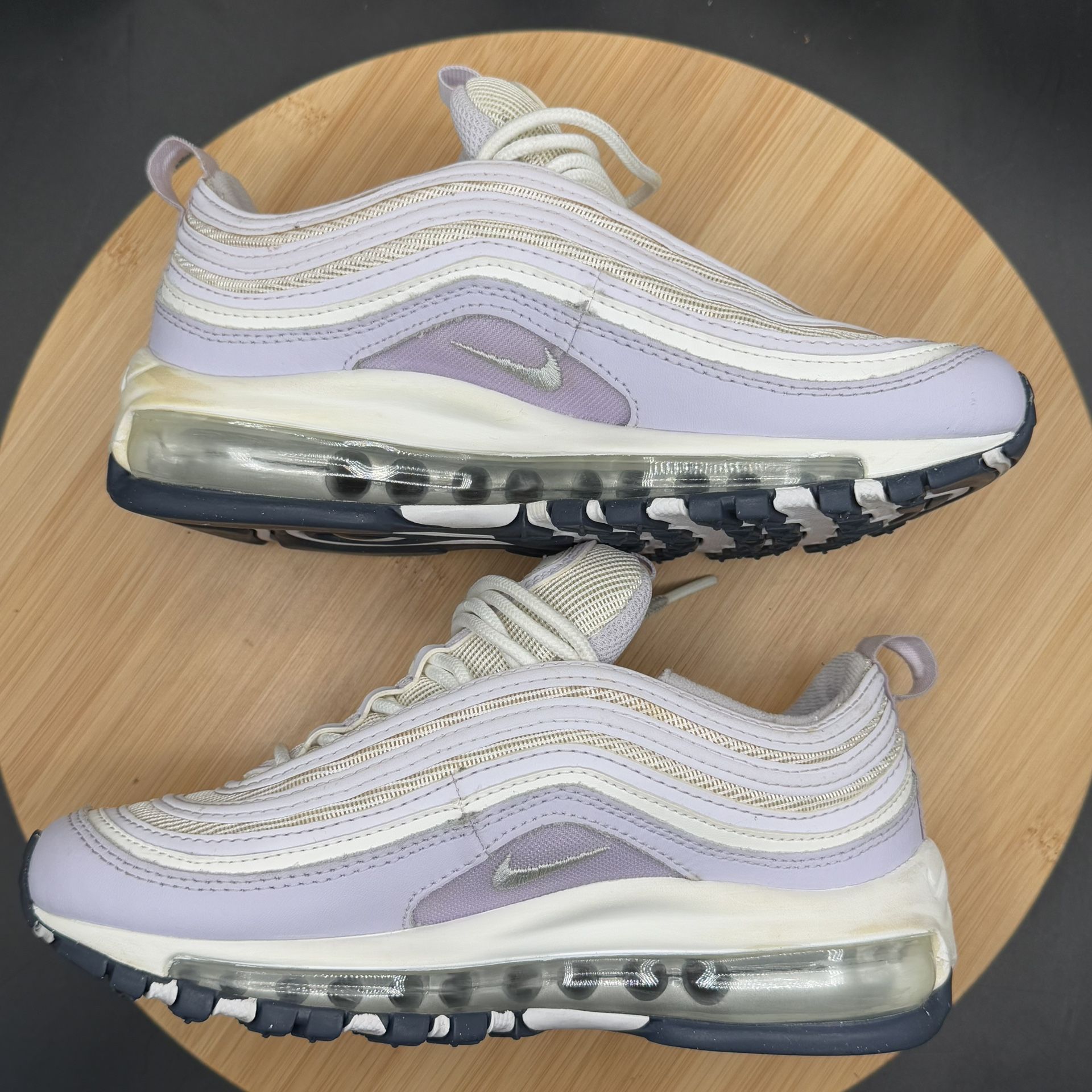 Nike Air Max ‘97 (GS) Sneakers Girls 3.5Y White Violet - photo 5
