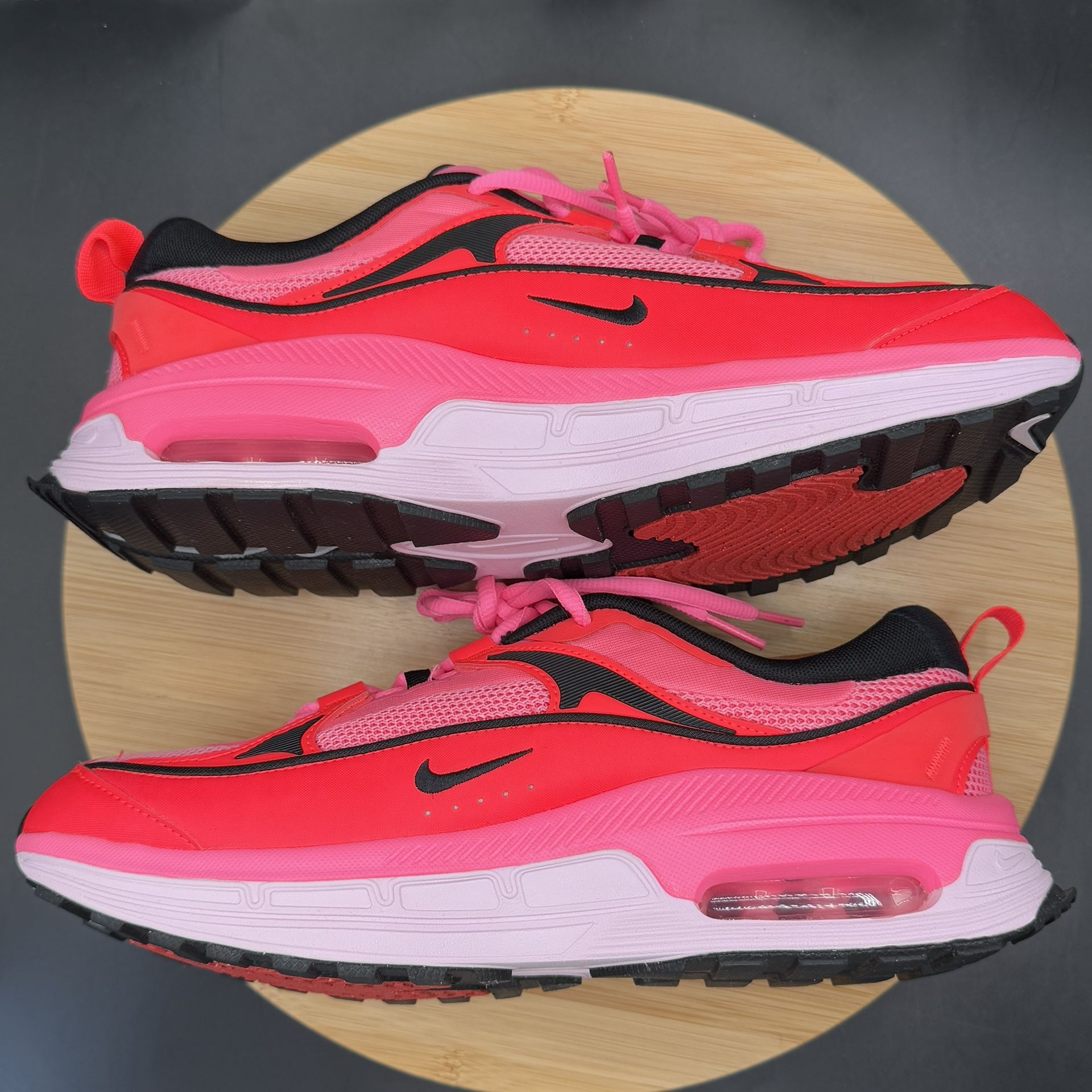 Nike Air Max Bliss Women's 10.5 Laser Pnk/White/Solar Red Run - photo 5