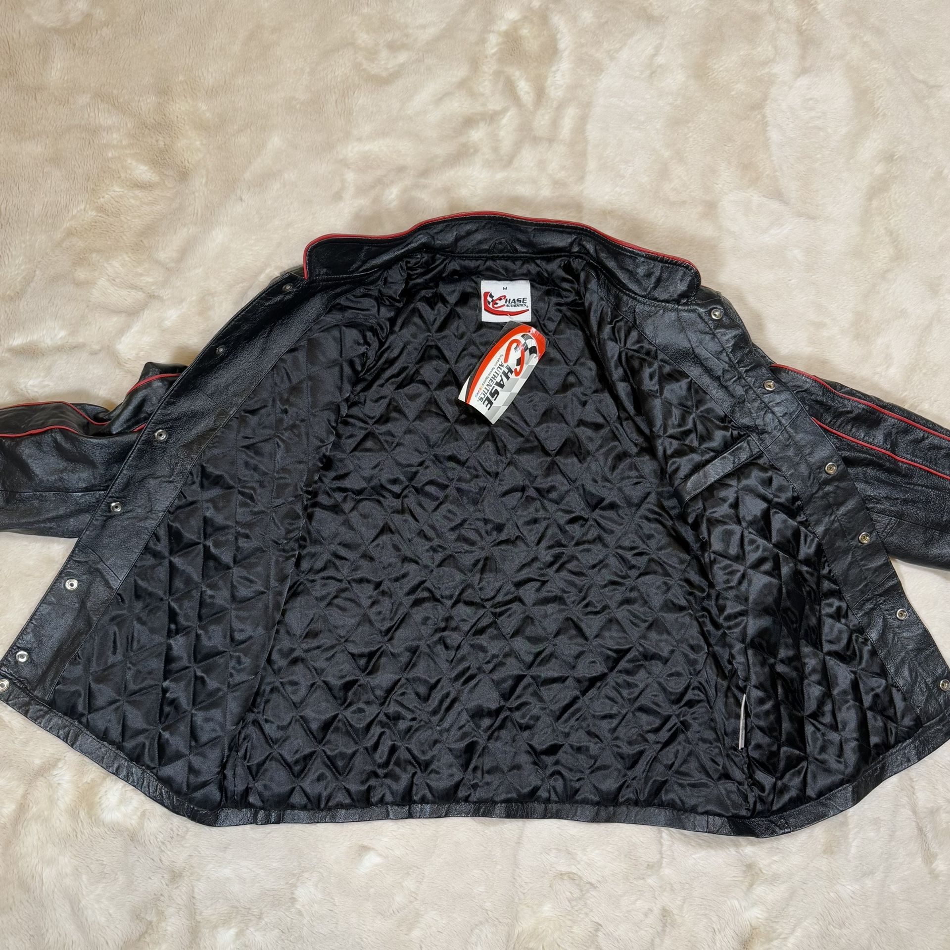 Vintage Dale Earnhardt Jr Leather NASCAR Jacket Chase Authentic - photo 4