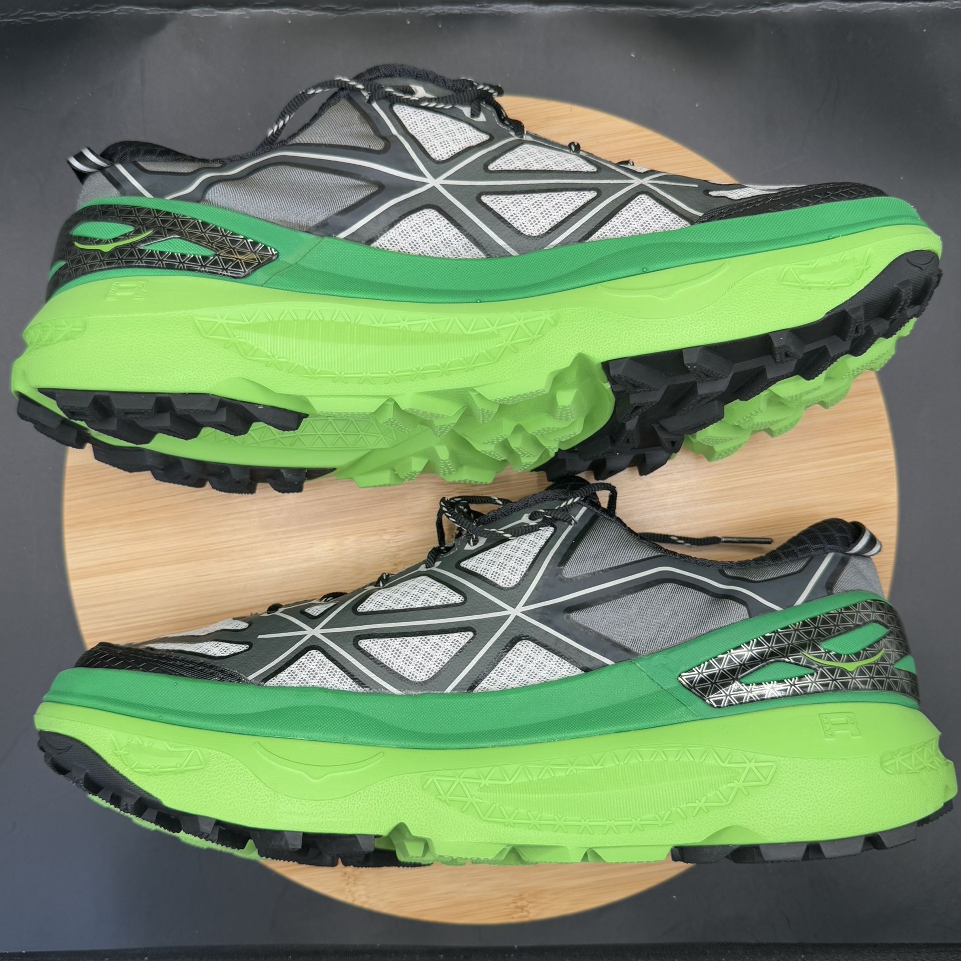 Hoka Mafate Speed 4 Trail Running Shoes Green/Grey/ Black Men’s - photo 5