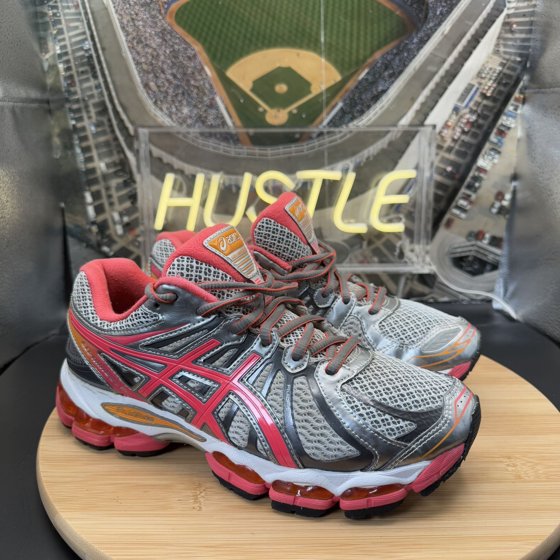ASICS Gel-Nimbus 15 Ltng/H Pnch/Marigld Women’s Sz 7 - photo 2