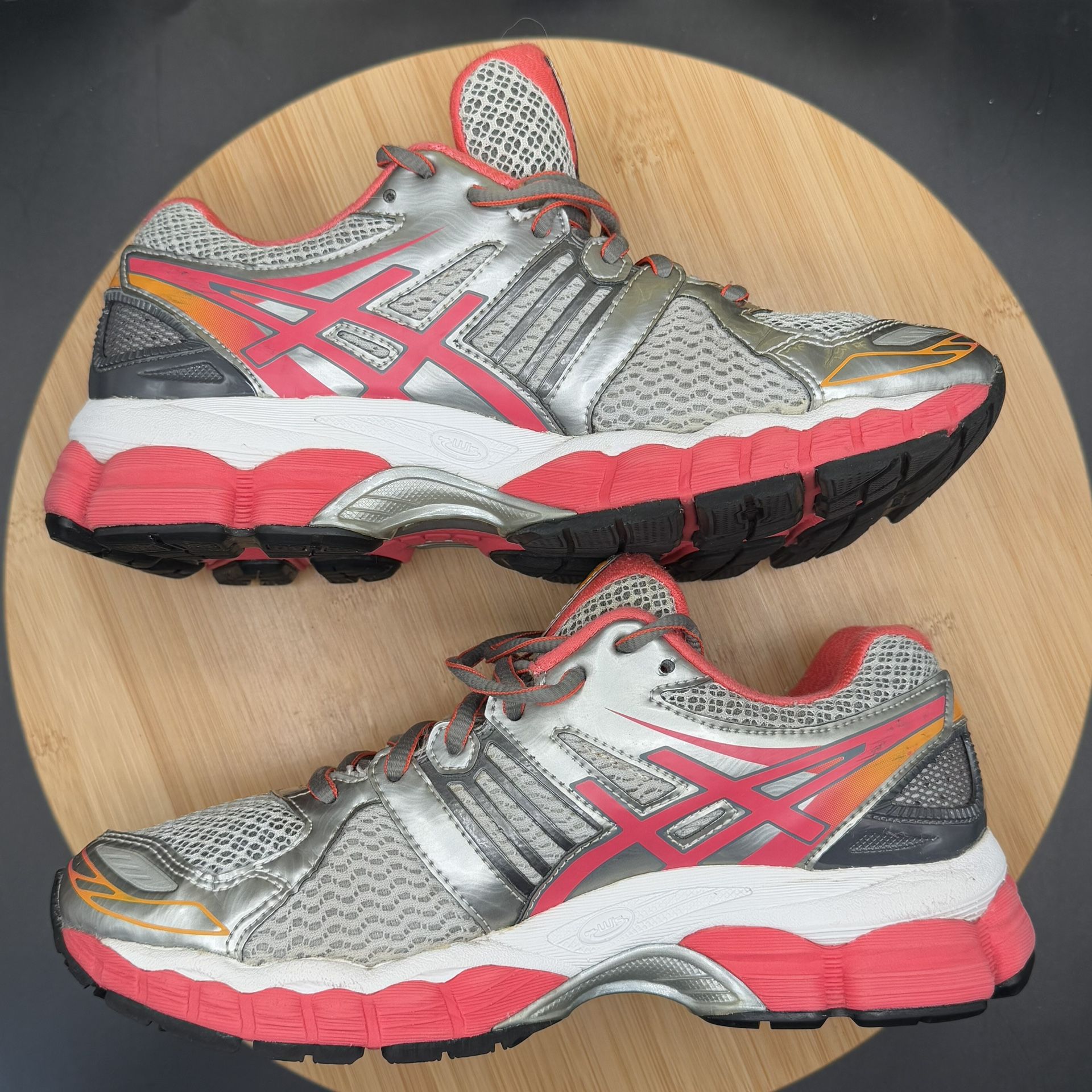 ASICS Gel-Nimbus 15 Ltng/H Pnch/Marigld Women’s Sz 7 - photo 5