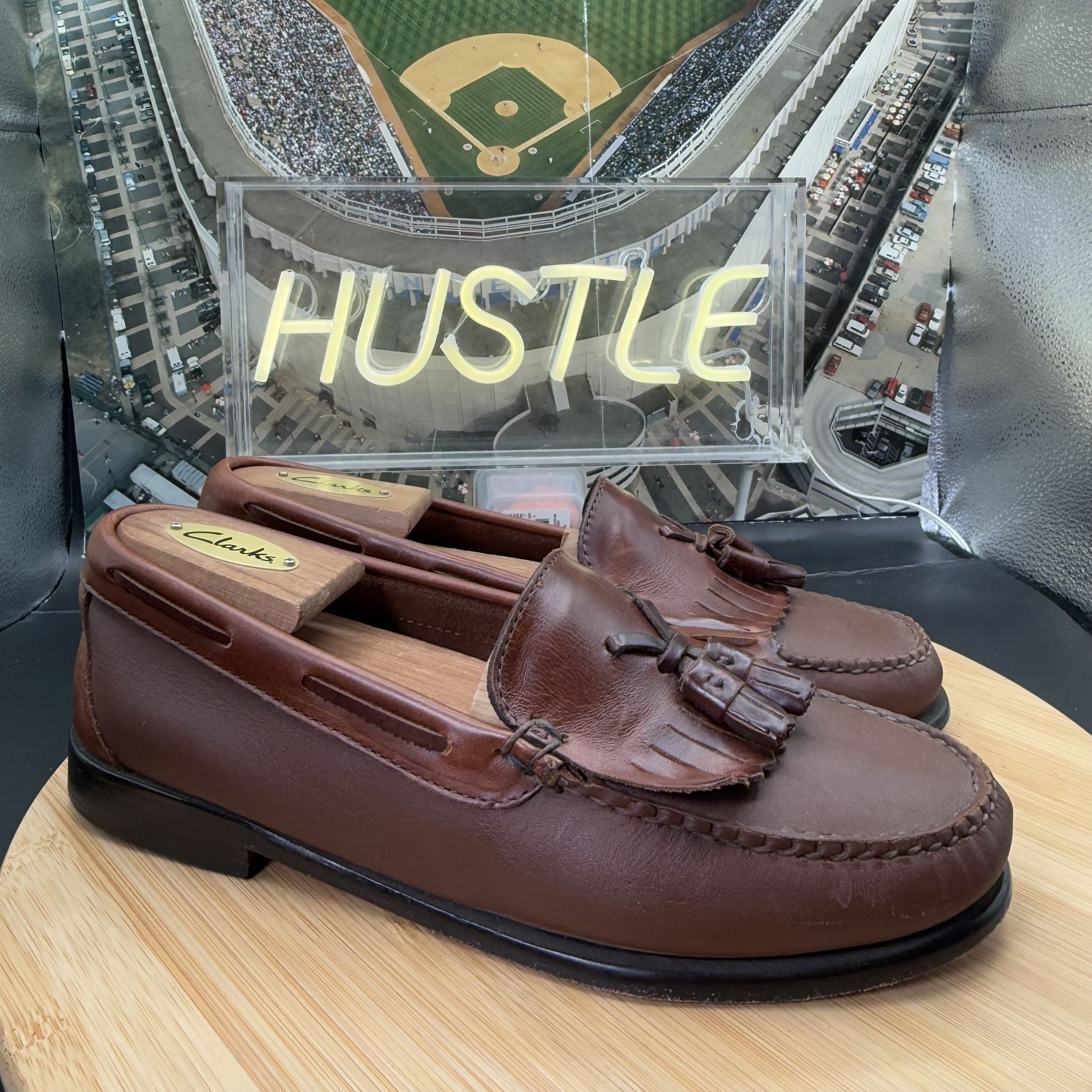 G.H. Bass Weejuns Jaclyn Brown Tassle Loafers Women’s 8.5 - photo 2