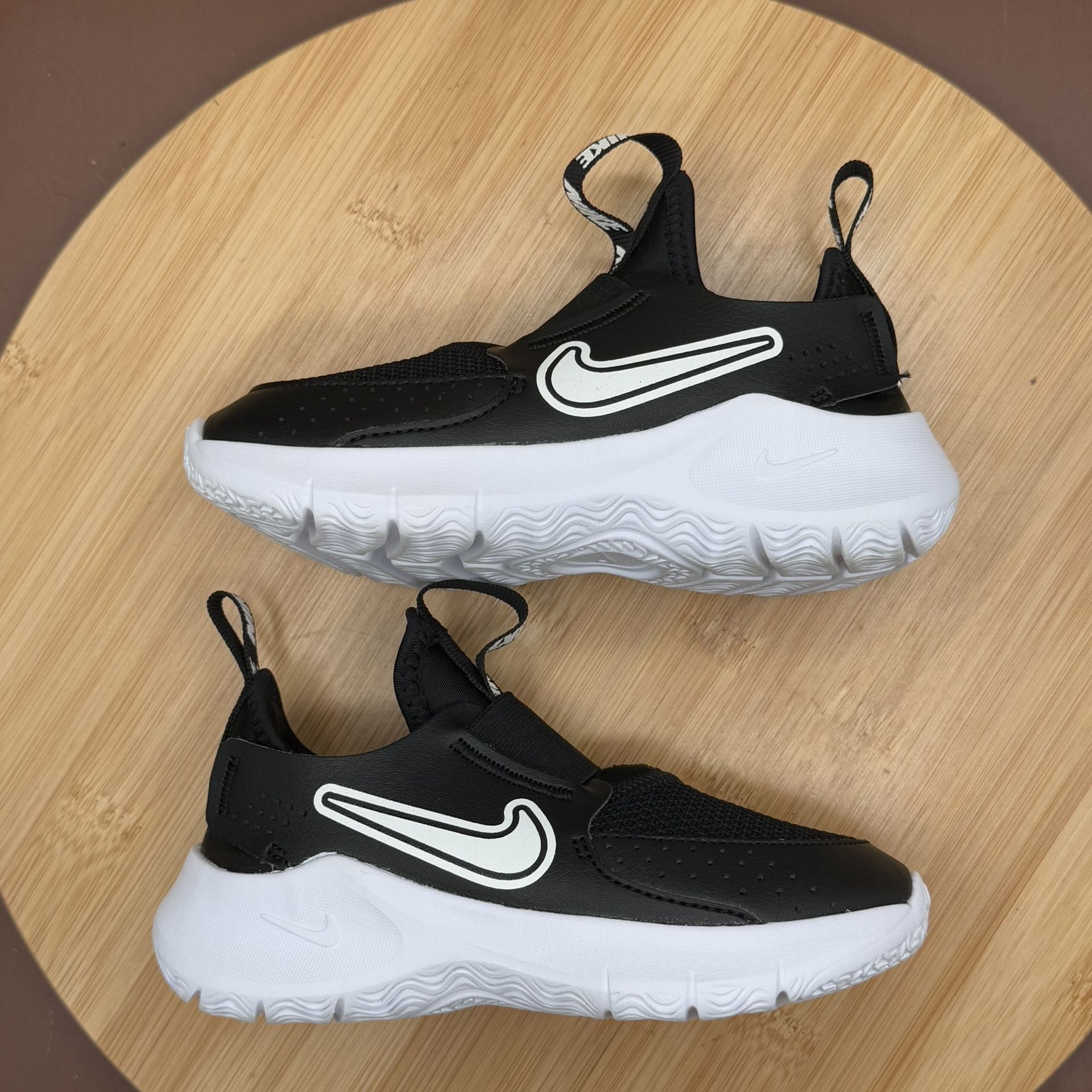 Nike Flex Runner 3 Toddler Size 10C Black/White Sneakers - photo 4